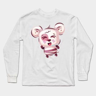 Running Panda Long Sleeve T-Shirt